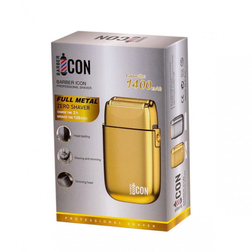 Barber Icon Lithium Shaver Gold